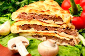Осетинский пирог с рубленным мясом баранины